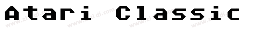 Atari Classic Regula字体转换